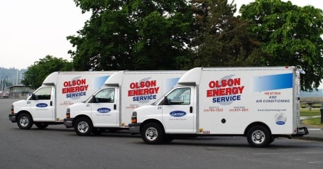 The vehicle fleet of Olson Energy Service