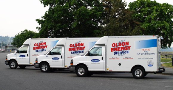 Olson Energy Service trucks