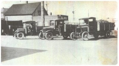 Antique Trucks at Olson Energy Service